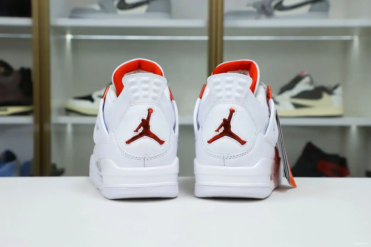 metallic Air 4 retro“orange Jordan Kimikick Jordan 0608